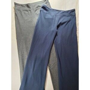 BCG 2-Pack Lounge Pants Small | Blue Gray Stretch Cotton Blend Comfort Fit